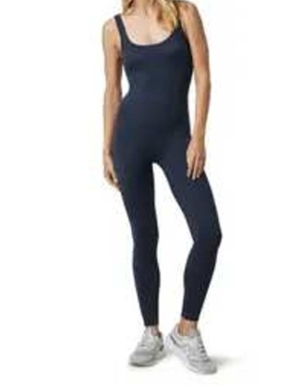 Vuori Halo Essential Heather Gray Sleeveless Jumpsuit size S
